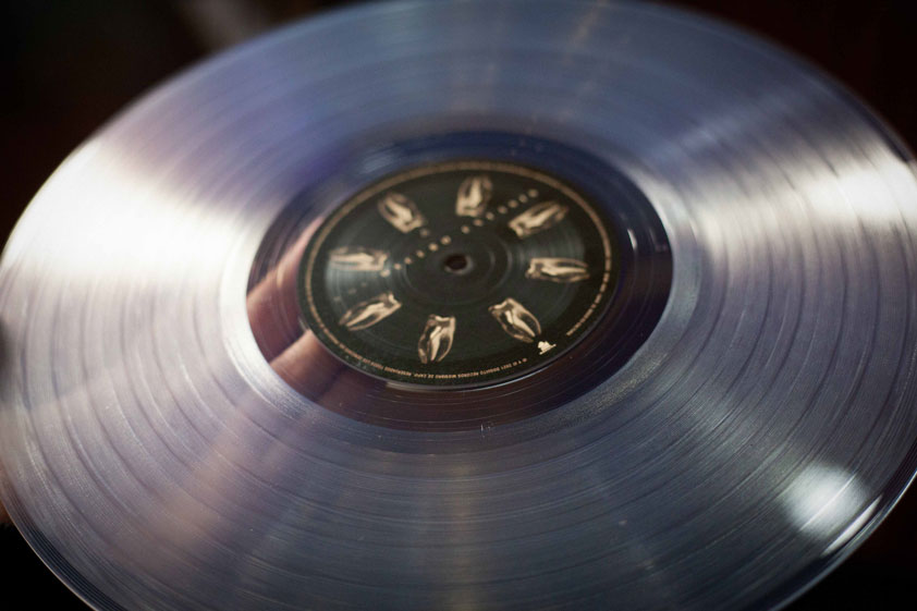 Check out our new transparent vinyl record